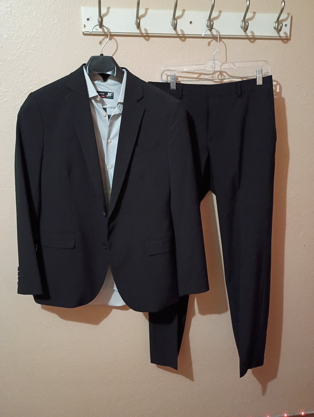 Men's J.Ferrar  Suit Jacket, Long Sleeve Button Down, & Pants Set